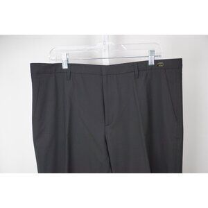 John Richmond X Solid Black Wool Dress Pants Brand New